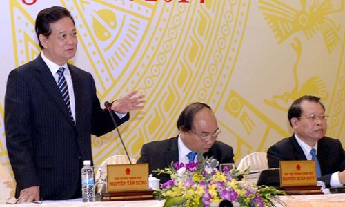 Doanh nghiep than phien ve thue, Thu tuong xin loi hinh anh