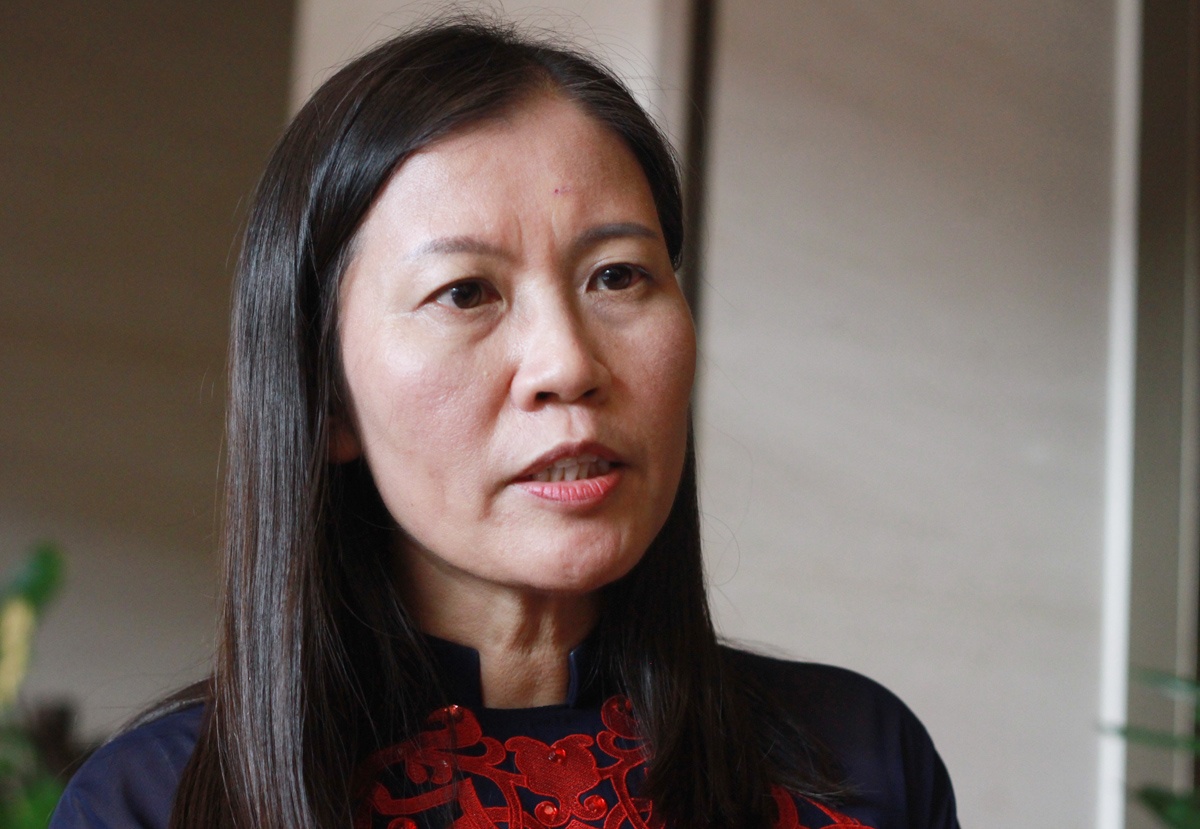 Phó chủ nhiệm Ủy ban Tư pháp Lê Thị Nga. Ảnh: Nguyễn Hưng.