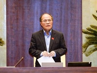 Ong Nguyen Sinh Hung lam Chu tich Hoi dong bau cu hinh anh