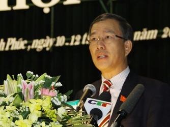 Nguyen Bi thu Tinh uy Vinh Phuc co nhieu vi pham hinh anh