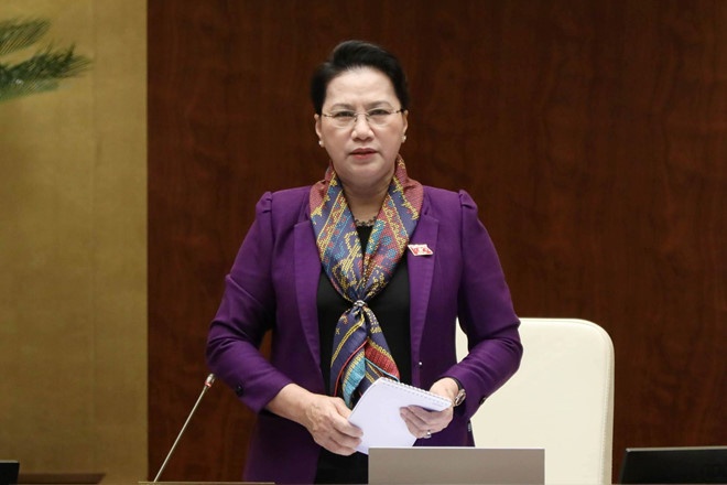 Chu tich Quoc hoi keu goi nguoi dan binh tinh hinh anh