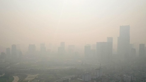 Sang 13/12, AirVisual xep Ha Noi o nhiem thu 2 the gioi hinh anh