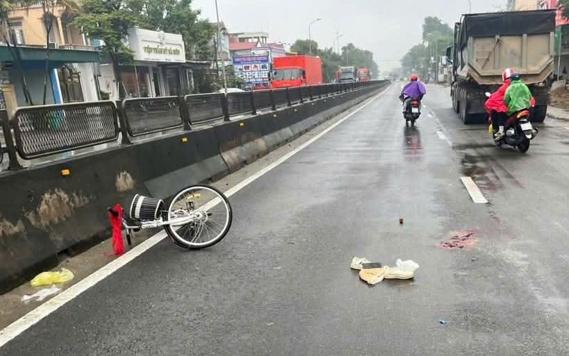 Thieu quan sat, mot hoc sinh lop 9 tu vong sau va cham giao thong hinh anh