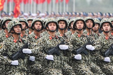 Moi Quan doi Trung Quoc, Lao, Campuchia dieu binh, dieu hanh ngay 30/4 hinh anh