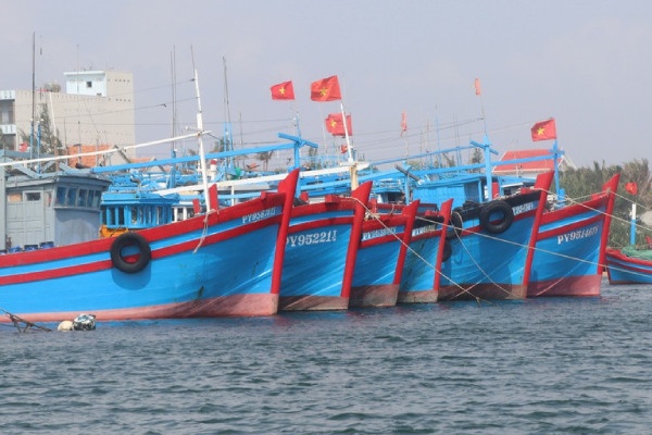 Ninh Binh to chuc neo dau tau thuyen xong truoc 17h, ung pho bao so 11 hinh anh