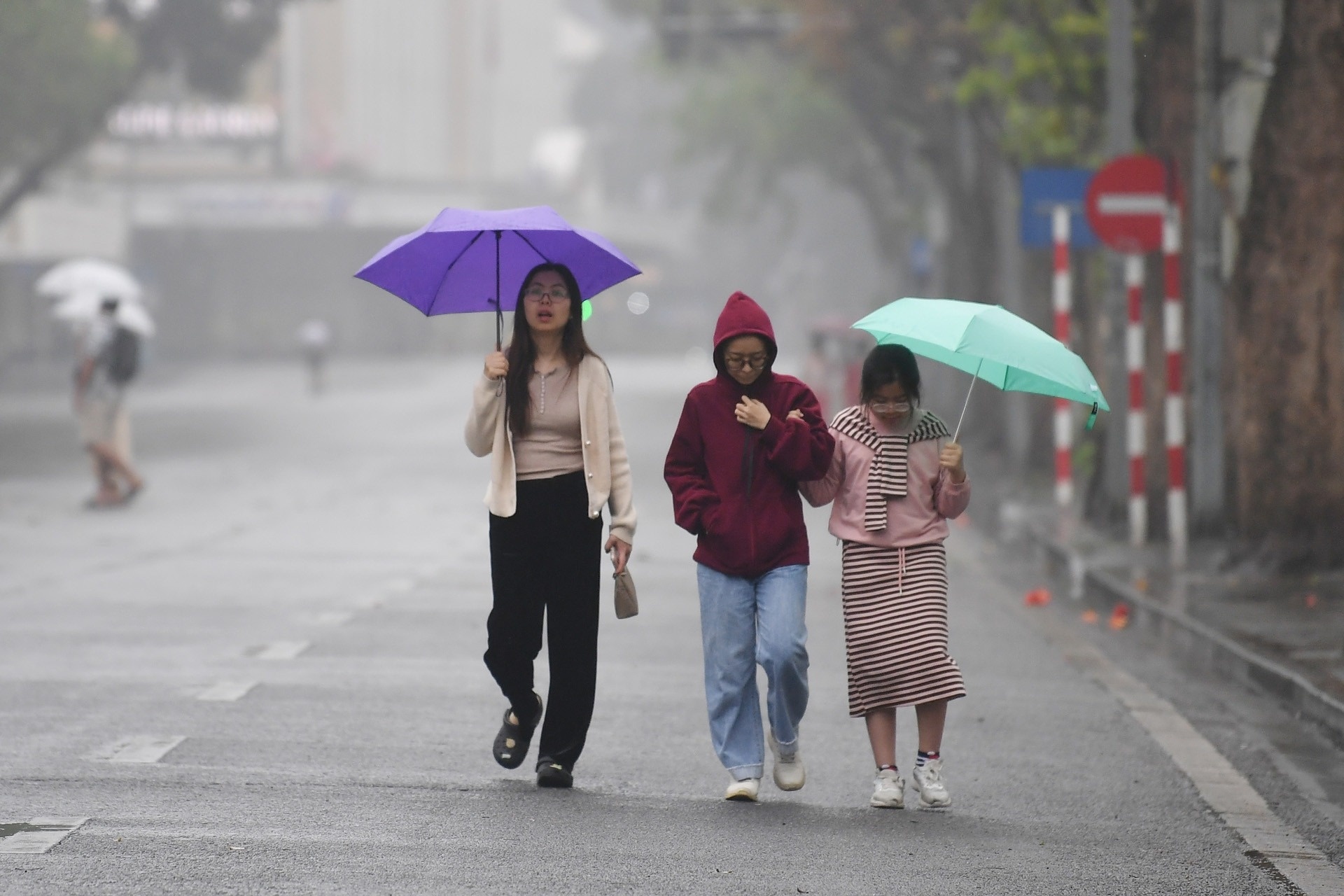Ha Noi 3 ngay toi: Mua rao truoc khi vao dot mua phun, nom am hinh anh