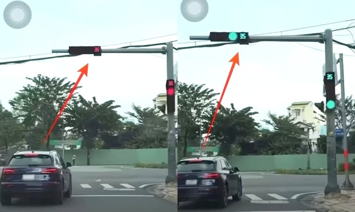 Xe Audi chay den dau den xanh bat den do: Don vi quan ly len tieng hinh anh