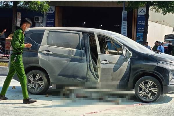 2 nguoi di tren oto tu vong bat thuong o Da Nang hinh anh