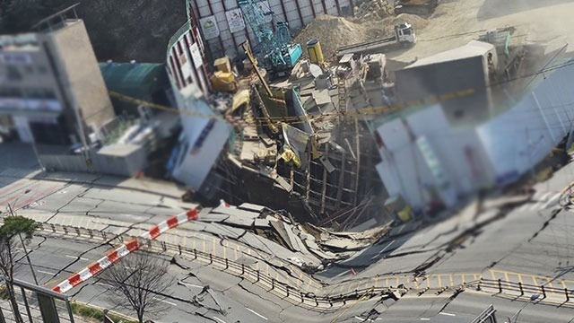 Sap cong trinh tau dien ngam dang xay dung tai Han Quoc hinh anh