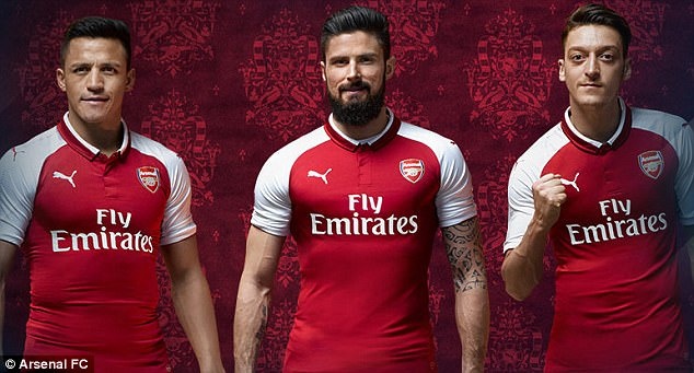 áo đấu mùa tới của Arsenal ảnh 1 ao dau mua toi cua Arsenal anh 1