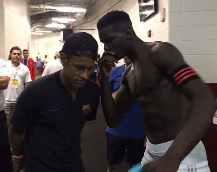 Pogba cười đùa với Messi, Neymar ảnh 1 Pogba cuoi dua voi Messi, Neymar anh 1