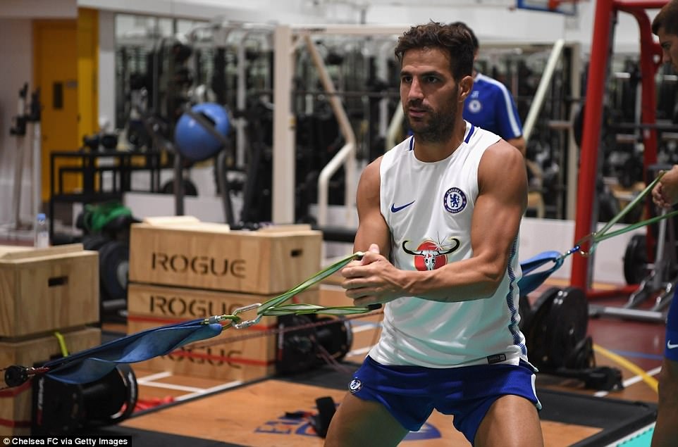sao Chelsea rèn cơ bắp trong phòng gym ảnh 9 sao Chelsea ren co bap trong phong gym anh 9