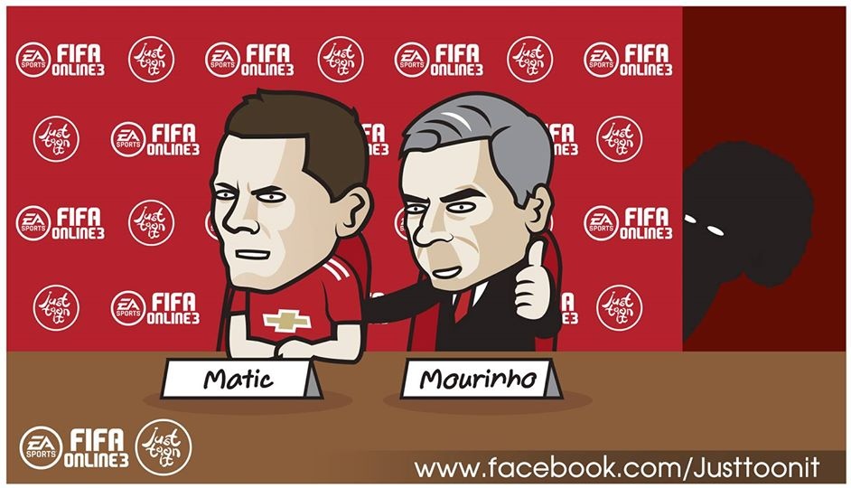 Hí họa Mourinho lái xe buýt màu đỏ ảnh 3 Hi hoa Mourinho lai xe buyt mau do anh 3