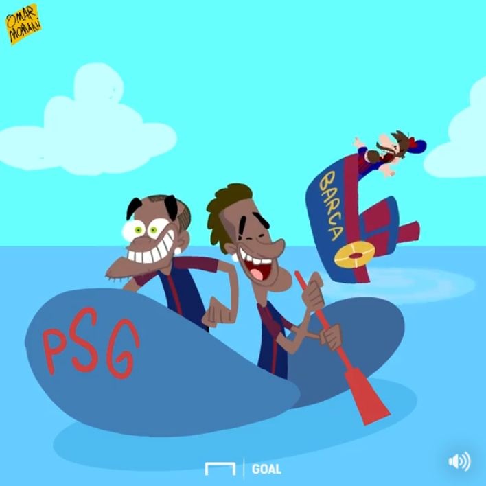 Hi hoa Messi choi voi cung con tau dam mang ten Ba anh 1