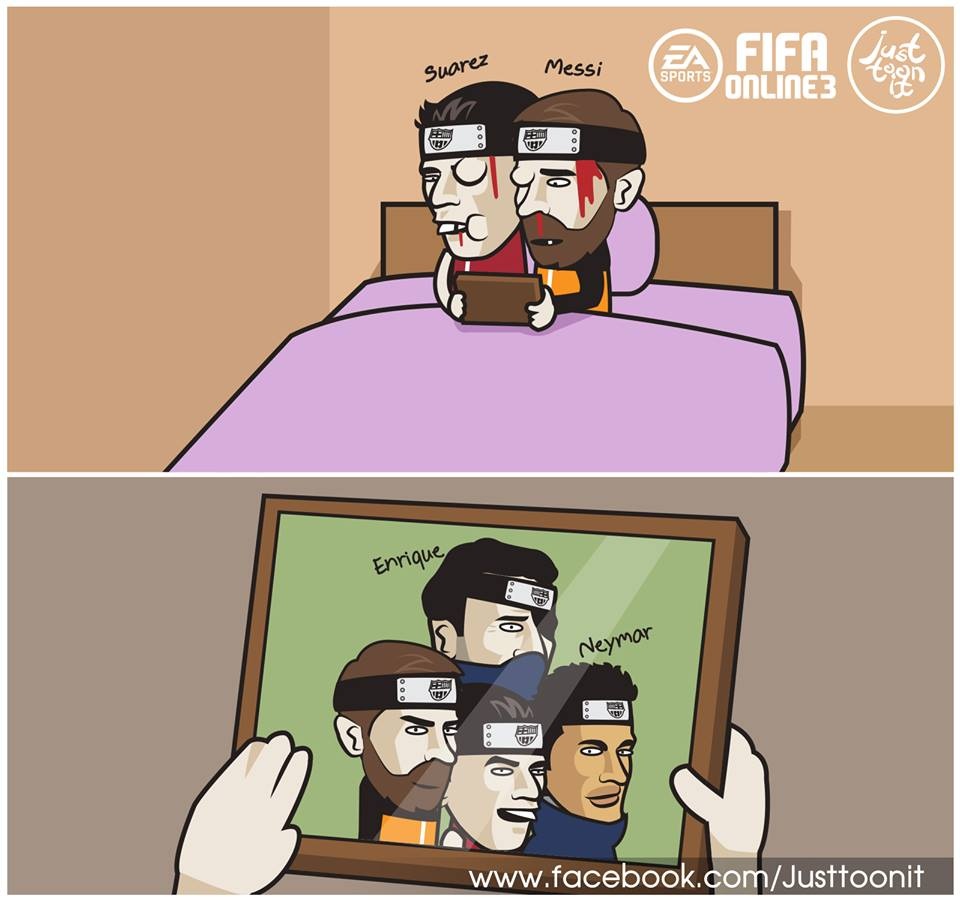 Hí họa Messi chơi vơi cùng con tàu đắm mang tên Ba ảnh 2 Hi hoa Messi choi voi cung con tau dam mang ten Ba anh 2