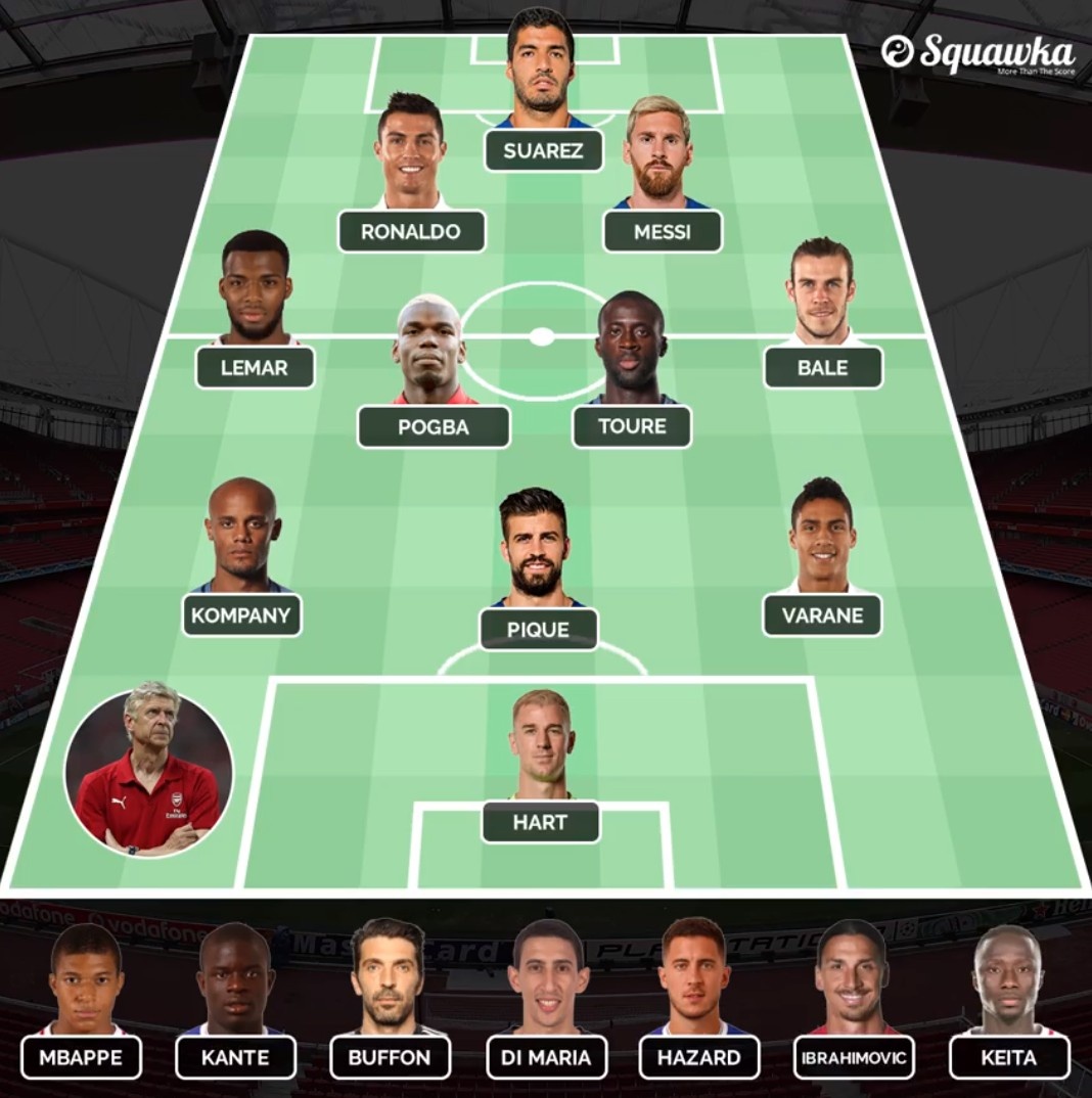 Sieu doi hinh mua hut cua Arsene Wenger anh 12