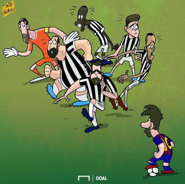 Buffon so xanh mat khi gap 'nguoi khong lo' Messi anh 5