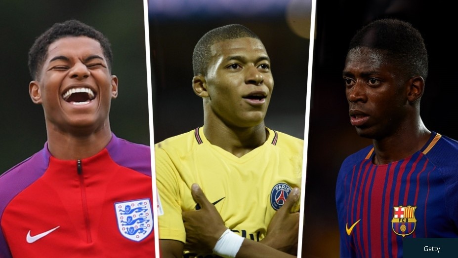 Rashford, Mbappe canh tranh danh hieu 'Golden Boy 2017' hinh anh
