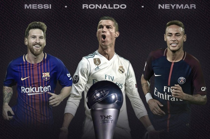 Vao danh sach de cu The Best, Ronaldo lap ky luc chua tung co hinh anh