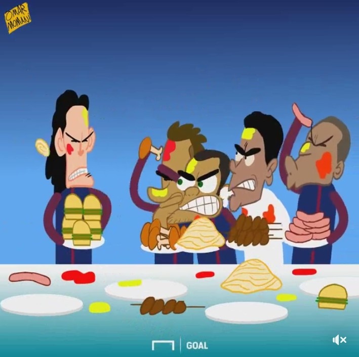 Hí họa Neymar, Cavani hợp lực hạ Ancelotti ảnh 9 Hi hoa Neymar, Cavani hop luc ha Ancelotti anh 9