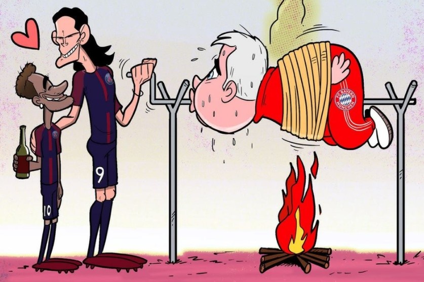 Hi hoa Neymar, Cavani hop luc 'lam goi' Carlo Ancelotti hinh anh