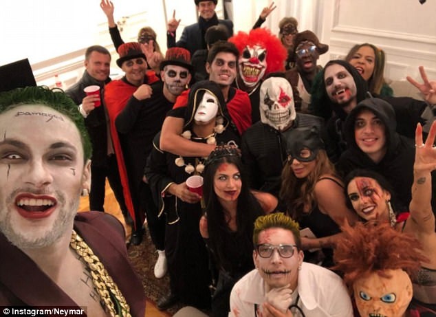 Neymar hoa trang thanh ac nhan Joker anh 5