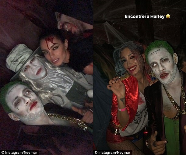 Neymar hoa trang thanh ac nhan Joker anh 6