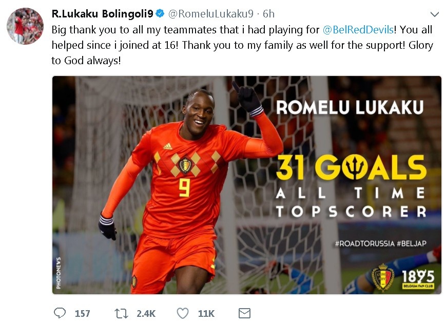 Thế giới ăn mừng hụt kỷ lục của Lukaku ảnh 4 The gioi an mung hut ky luc cua Lukaku anh 4