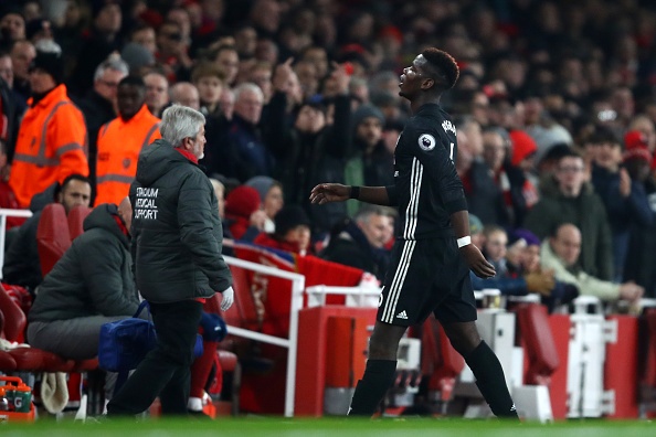 Pogba vắng mặt ở derby vì thẻ đỏ ảnh 5 Pogba vang mat o derby vi the do anh 5