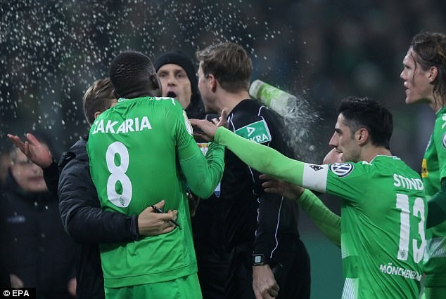 HLV ăn vạ thô thiển ở cúp quốc gia Đức ảnh 3 HLV an va tho thien o cup quoc gia Duc anh 3