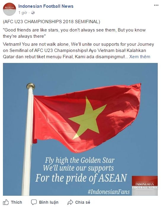 U23 Viet Nam nhan loi chuc tot dep tu Indonesia anh 1