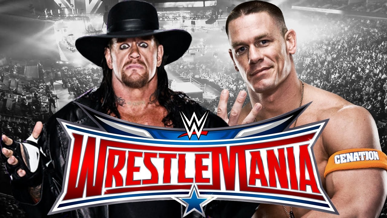 John Cena thach dau The Undertaker tai Wrestle Mania hinh anh