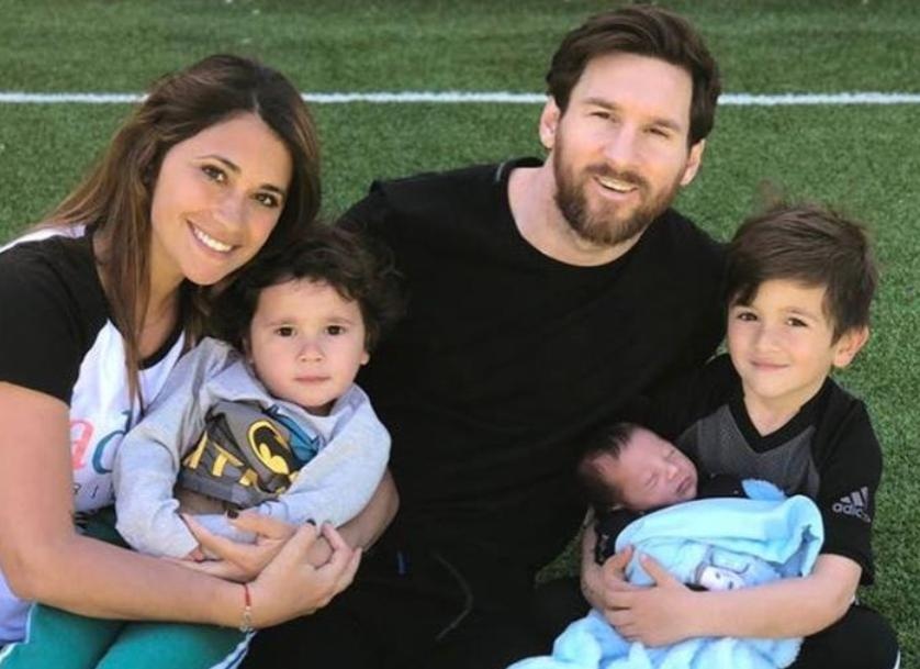 Messi khoe anh con trai thu ba, muon sinh them con gai hinh anh
