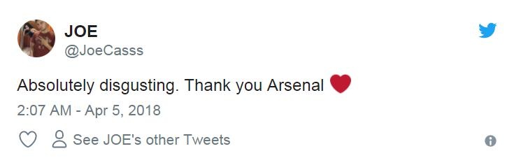 Arsenal được tri ân sau chiến thắng của Liverpool ảnh 3 Arsenal duoc tri an sau chien thang cua Liverpool anh 3