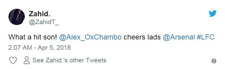 Arsenal được tri ân sau chiến thắng của Liverpool ảnh 5 Arsenal duoc tri an sau chien thang cua Liverpool anh 5