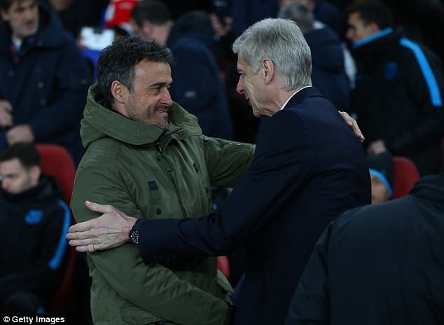 Luis Enrique sẵn sàng thay Wenger ảnh 1 Luis Enrique san sang thay Wenger anh 1