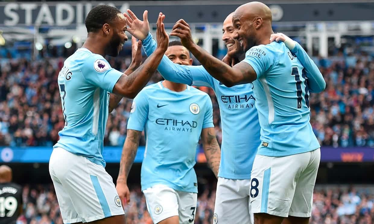 Man City 5-0 Swansea: Tan vuong thi uy suc manh hinh anh