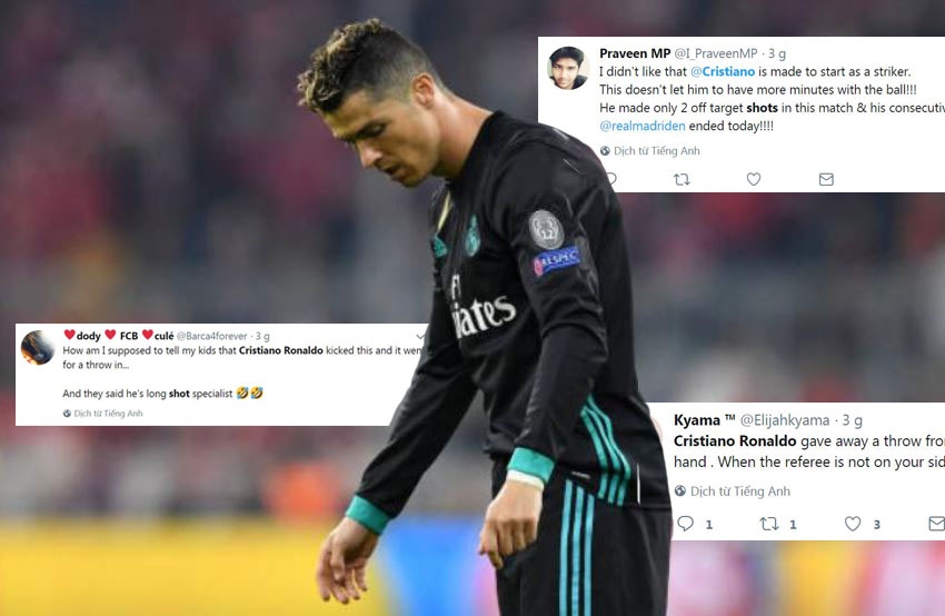 Ronaldo bi cuoi nhao vi cu sut xa te hai trong tran gap Bayern hinh anh