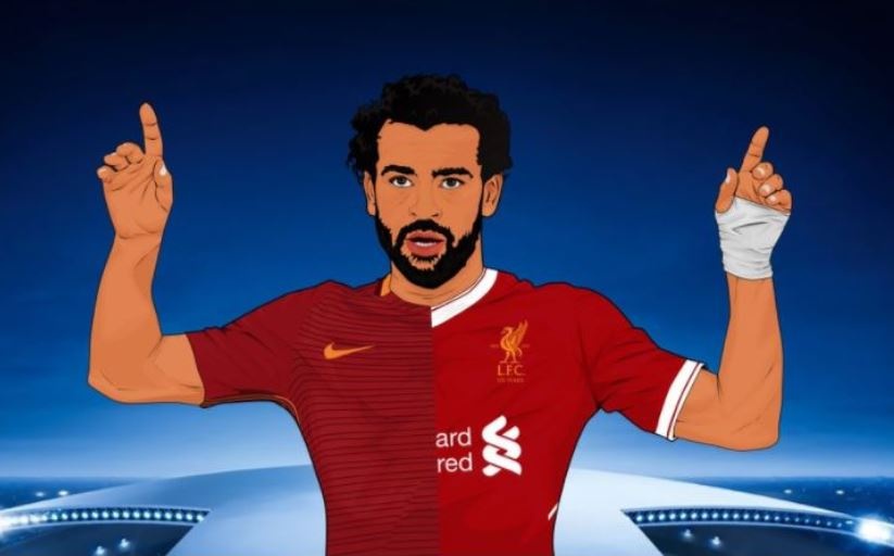 Roma gui thong diep cam dong den Salah sau loat tran ban ket hinh anh