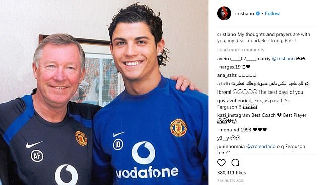 Ronaldo cau nguyen Sir Alex anh 2