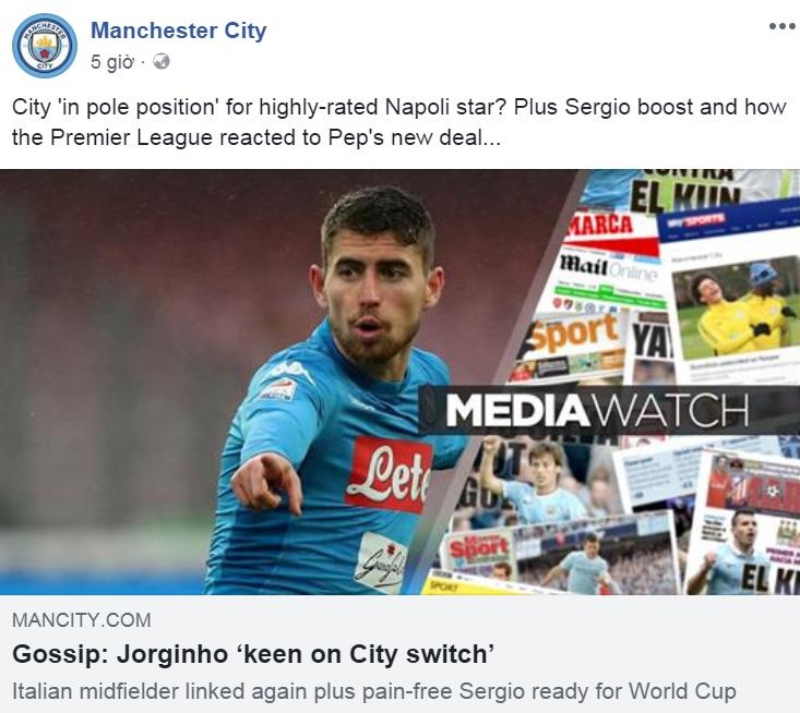 Man City chiêu mộ Jorginho ảnh 1 Man City chieu mo Jorginho anh 1