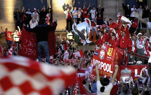 Liverpool an mung Champions League anh 1