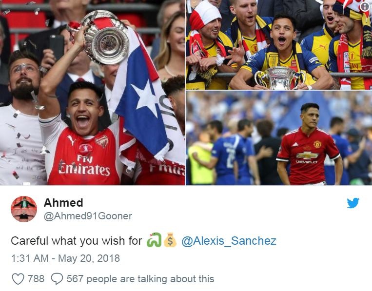 CĐV Arsenal hả hê vì Sanchez thi đấu tệ hại ảnh 6 CDV Arsenal ha he vi Sanchez thi dau te hai anh 6