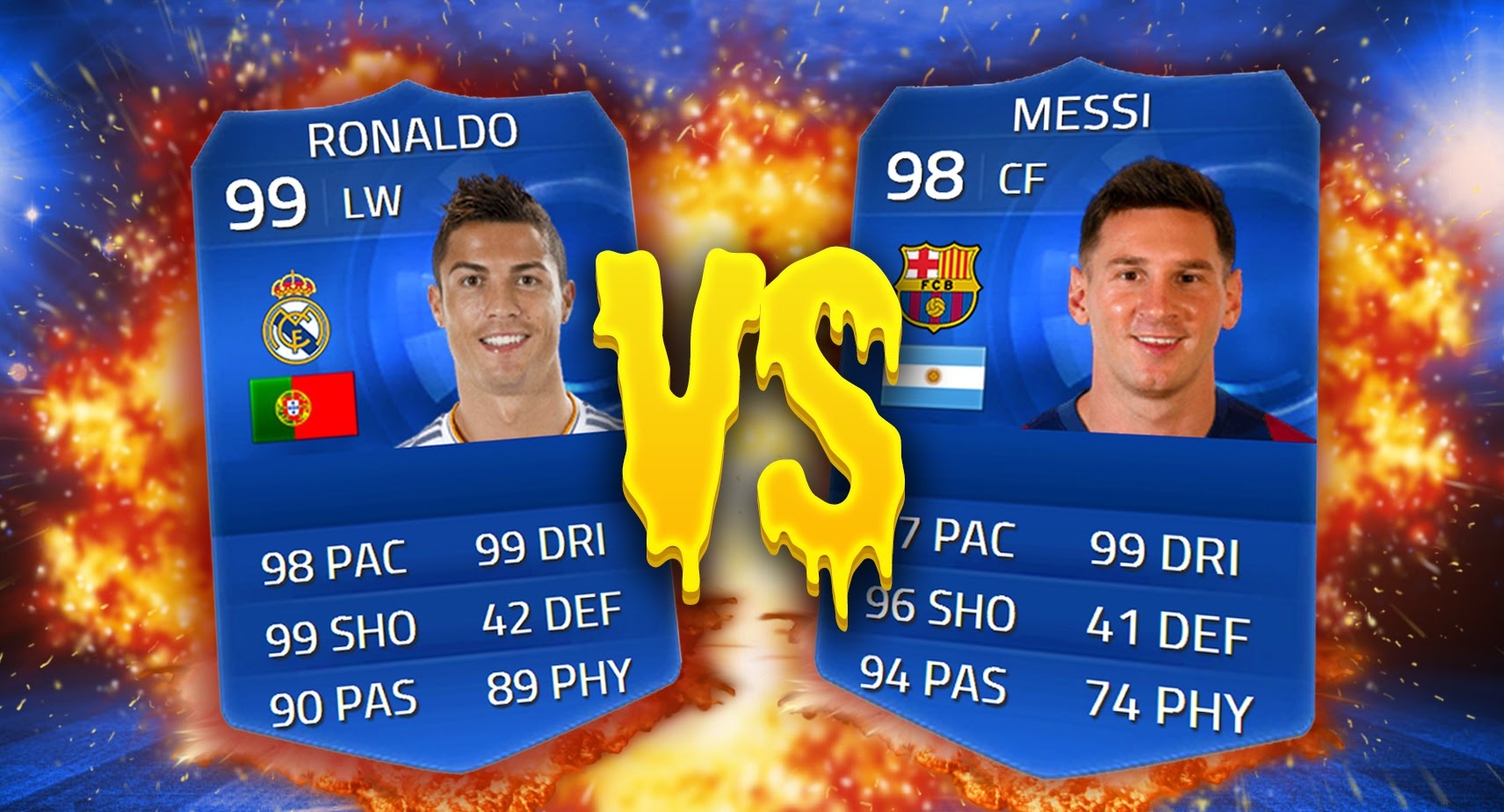 Choi hay nua mua, Ronaldo van co chi so cao hon Messi trong game hinh anh