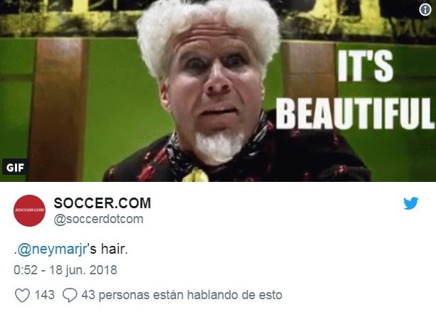 CĐV chế nhạo tóc mỳ tôm của Neymar ảnh 9 CDV che nhao toc my tom cua Neymar anh 9