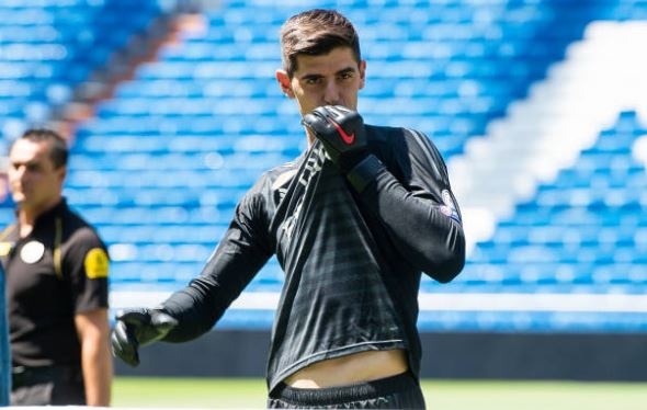 CDV Atletico len ke hoach don Courtois bang chuot do choi hinh anh