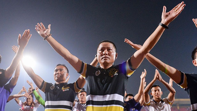 CLB Ha Noi lap ky luc vo dich V.League truoc 5 vong dau hinh anh