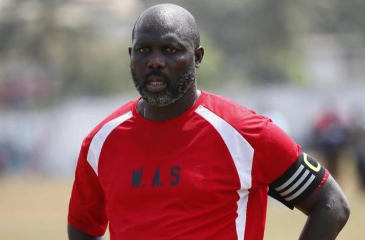 Tong thong George Weah choi 79 phut tran giao huu voi Nigeria hinh anh