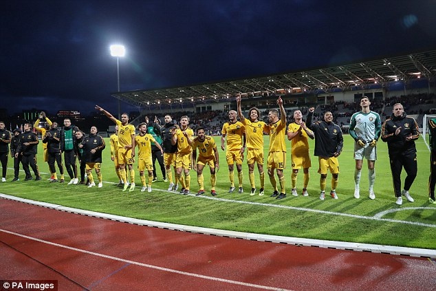 Lukaku lập cú đúp giúp Bỉ giành thắng lợi ảnh 8 Lukaku lap cu dup giup Bi gianh thang loi anh 8