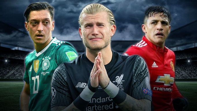 Karius, Sanchez vao doi hinh te nhat nam 2018 hinh anh